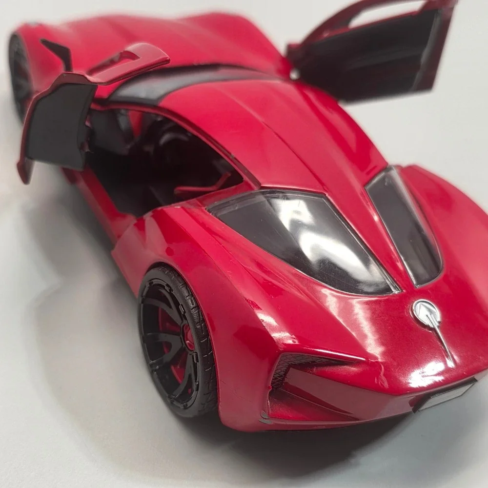 Jada Toys 2009 Corvette Stingray Concept Red 1/24 Diecast Car 92386 Muscle